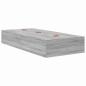 Preview: Stauraumbettgestell Grau Sonoma 75x190 cm