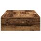 Preview: Bett mit Stauraum Altes Holz Massivholz Schlicht