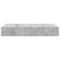 Preview: Aufbewahrungsbettgestell Beton Grau 120x190 cm