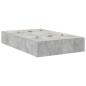 Preview: Aufbewahrungsbettgestell Beton Grau 120x190 cm