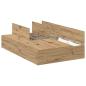 Preview: Stauraum Bettgestell Artisan Eiche 120x190 cm