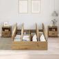 Preview: Stauraum Bettgestell Artisan Eiche 120x190 cm