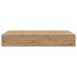 Preview: Stauraum Bettgestell Artisan Eiche 120x190 cm