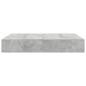 Preview: Bettgestell mit Stauraum Beton Grau 140x190 cm