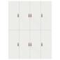 Preview: Stauraumbettgestell Weiß 135x190 cm