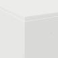 Preview: Stauraumbettgestell Weiß 135x190 cm