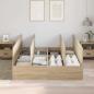 Preview: Stauraum Bettgestell Sonoma Eiche 135x190 cm