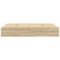 Preview: Stauraum Bettgestell Sonoma Eiche 135x190 cm