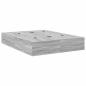 Preview: Stauraum Bettgestell Grau Sonoma 135x190 cm