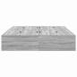 Preview: Stauraum Bettgestell Grau Sonoma 135x190 cm
