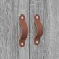 Preview: Stauraum Bettgestell Grau Sonoma 135x190 cm