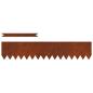 Preview: Raseneinfassung 50 pcs 100 x 0,05 x 20 cm Wetterfeststahl