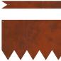 Preview: Raseneinfassung 50 pcs 100 x 0,05 x 20 cm Wetterfeststahl