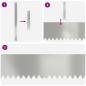 Preview: Raseneinfassung 30 pcs 100 x 0,05 x 30 cm Verzinkter Stahl