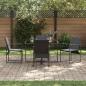 Preview: 6-teilige Gartentischgruppe mit Kissen aus Stahl und Textilene