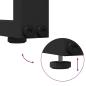 Preview: 3-teiliges Garten-Dining-Set mit Anthrazit-Kissen
