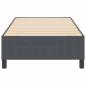 Preview: Boxspringbett Dunkelgrau 80x200 cm Cord-Stoff