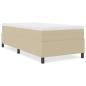 Preview: Boxspringbett Hellgrün Grau 80x200 cm Cordstoff