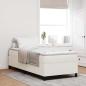 Preview: Boxspringbett Creme Einzel Cord Stoff