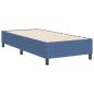Preview: Boxspringbett Blau Einzel Cord-Stoff