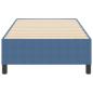 Preview: Boxspringbett Blau Einzel Cord-Stoff