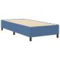 Preview: Boxspringbett Blau Einzel Cord-Stoff