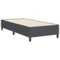 Preview: Boxspringbett Dunkelgrau 90x200 cm aus Cord