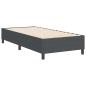 Preview: Boxspringbett Dunkelgrau 90x200 cm aus Cord
