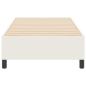 Preview: Boxspringbett Creme 90x200 cm Cord-Stoff