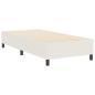 Preview: Boxspringbett Creme 90x200 cm Cord-Stoff