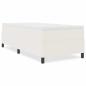 Preview: Boxspringbett Creme 90x200 cm Cord-Stoff