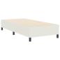 Preview: Boxspringbett Creme 90x200 cm Cord-Stoff
