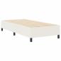 Preview: Boxspringbett Creme 90x200 cm Cord-Stoff