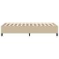 Preview: Boxspringbett Hellgrün Grau 90x200 cm Cordstoff