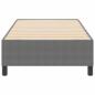 Preview: Boxspringbett Hellgrau 100x200 cm Cord-Stoff