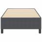 Preview: Boxspringbett Dunkelgrau 100x200 cm Cord-Stoff
