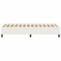 Preview: Boxspringbett Creme 100x200 cm Cord-Stoff