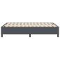 Preview: Plattformbettgestell Dunkelgrau 120 x 190 cm Cordstoff