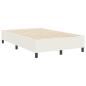 Preview: Boxspringbett Creme Kleines Doppelbett Cordstoff