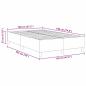 Preview: Boxspringbett Blau Kleines Doppelbett Cord-Stoff