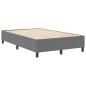 Preview: ARDEBO.de - Boxspringbett Hellgrau 120x200 cm Cordstoff