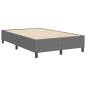 Preview: Boxspringbett Hellgrau 120x200 cm Cordstoff