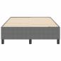 Preview: Boxspringbett Hellgrau 120x200 cm Cordstoff