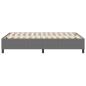 Preview: Boxspringbett Hellgrau 120x200 cm Cordstoff