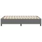 Preview: Boxspringbett Hellgrau 120x200 cm Cordstoff