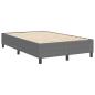 Preview: Boxspringbett Hellgrau 120x200 cm Cordstoff