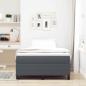 Preview: Boxspringbett Dunkelgrau 120x200 cm Cord-Stoff