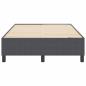Preview: Boxspringbett Dunkelgrau 120x200 cm Cord-Stoff