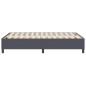 Preview: Boxspringbett Dunkelgrau 120x200 cm Cord-Stoff
