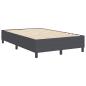 Preview: Boxspringbett Dunkelgrau 120x200 cm Cord-Stoff